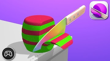 ASMR Slicing - Gameplay Walkthrough Part 12 - Basic Levels 56-59 (iOS, Android) iPad Gameplay