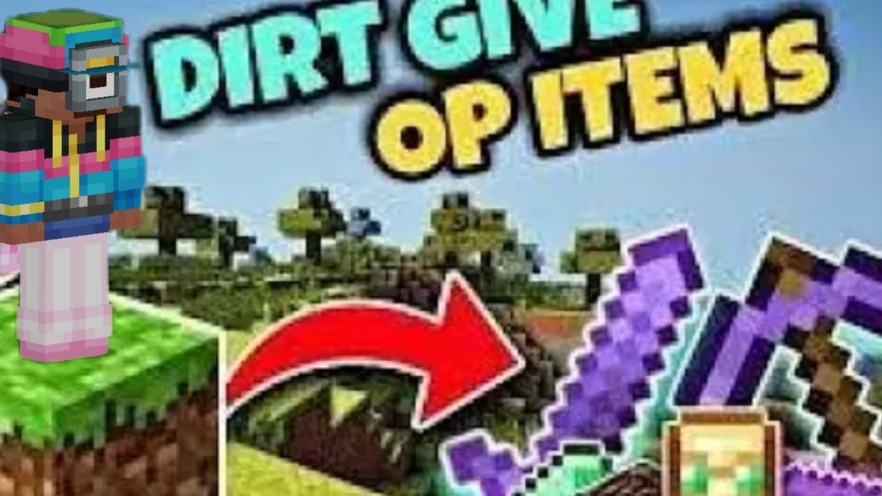 Minecraft but Dirt Drop Op Items Mod download | How to download ...