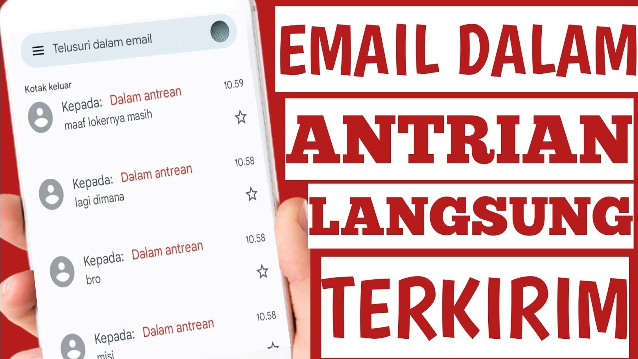 Cara Mengatasi Email Dalam Antrean Dan Gagal Terkirim 