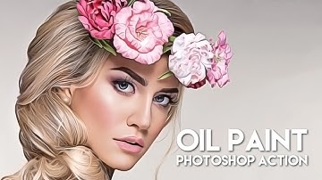 Oil Paint Photoshop Action - How to use TUTORIAL