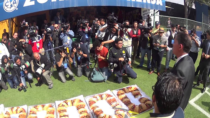 Rosca de Reyes en el Club América