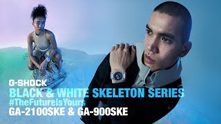 New G-SHOCK Collection Black \u0026 White Skeleton Series | #TheFutureIsYours  #NeverGiveUp - YouTube