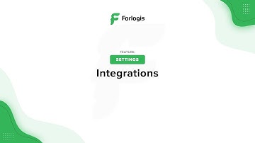 Forlogis LMS: Integrations