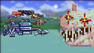 Terraria Supreme Buffed Zenith Gun Vs Echdeath