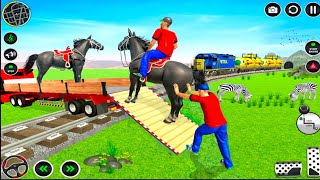 Wild Animals Transport Truck Simulator Game #1 🐴🐎 Horse Games transport Mode - Android Gameplay screenshot 5