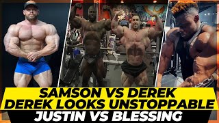 Derek looks unstoppable + Samson vs Derek battle for the Olympia + Justin vs Blessing at Chicago pro