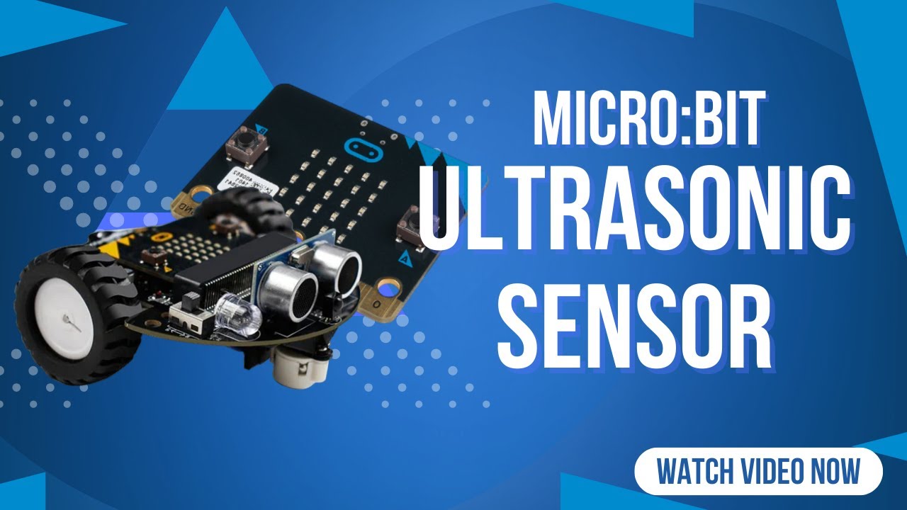 Tutor bikin robot Ultrasonic sensor memakai Tinybit dan Microbit - YouTube