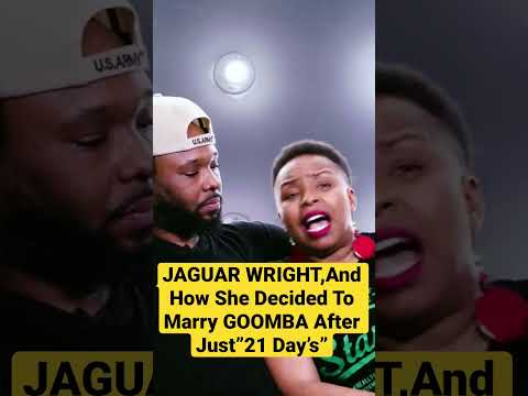 JAGUAR WRIGHT,And How She Made Tha Decision To Get Married After Just 21 DAY`S