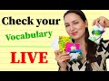256. Check your Russian language Vocabulary | LIVE lesson