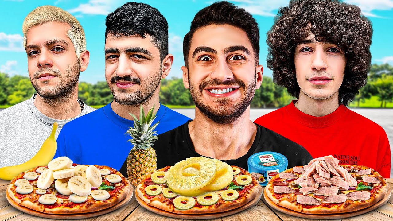 عجیب‌ترین پیتزا‌های تهران رو خوردیم🤢