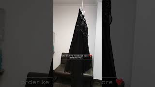 BlackOutfit #IndoWestern #PartyWear #EthnicFashion #DesignerLehenga #SequenceWork #BlackLove