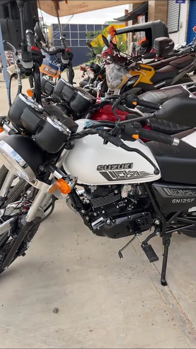 SUZUKI GN 125F WHITE/RED/BLACK 2025