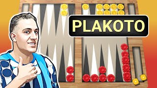 LEARN to Play Backgammon Variant PLAKOTO! 🎲🎲