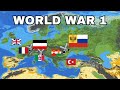 The Great War | World War 1 Timelapse - Worldbox