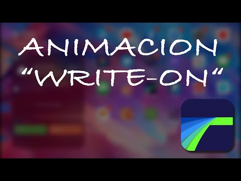 Efecto de escritura en iPad "Write On Text" Luma Fusion