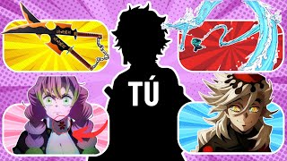 Crea tu CAZADOR de DEMONIOS de KIMETSU NO YAIBA⚔ ¿Te convertirás en PILAR? Anime Quiz