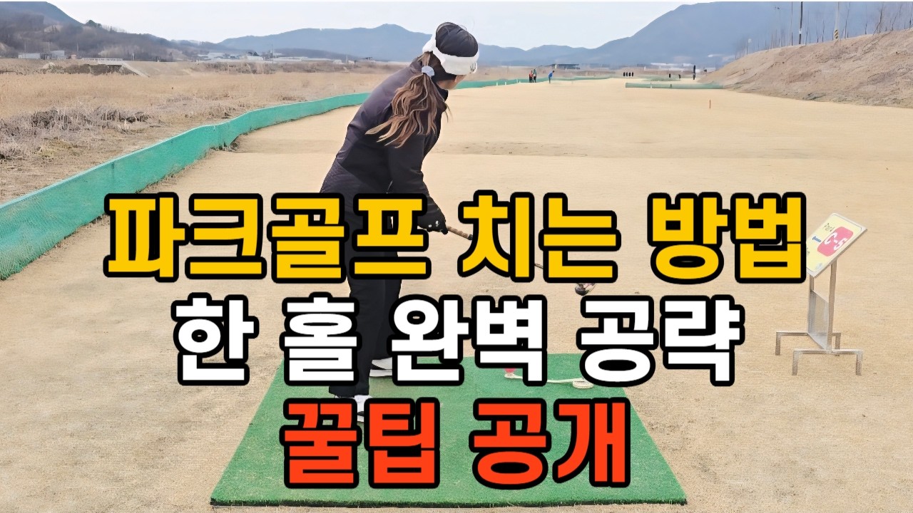 파크골프 한 홀 완전정복! 채 꽂기부터 퍼팅까지  #파크골프초보 #파크골프배우기  #파크골프치는법