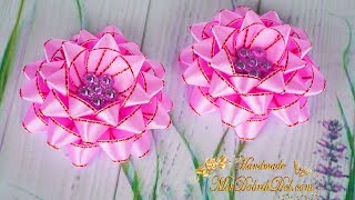 🌼ЦВЕТЫ ИЗ УЗКОЙ ЛЕНТЫ 🌼 Шаблон ЗВЕЗДОЧКА 🌼 Бантики по шаблону 🌼ЦВЕТЫ ИЗ УЗКОЙ ЛЕНТЫ 🌼 Шаблон ЗВЕЗДОЧКА 🌼 Бантики по шаблону