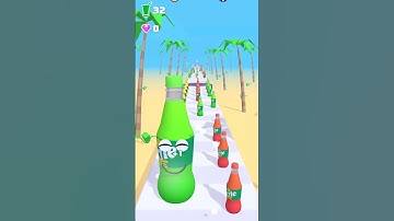 Juice run game Bottles 04 #gaming #shortsfeed #androidgames