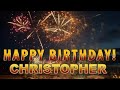 Happy birt.ay christopher  you are awesome