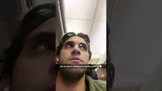The pilot forgot he was flying 😂