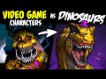 What if FAMOUS VIDEO GAME CHARACTERS Were DINOSAURS?! (Stories & Speedpaint)