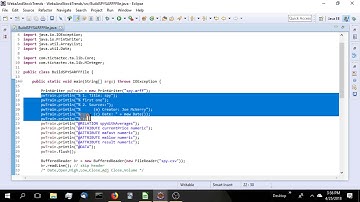 Java Program Builds ARFF File from a CSV File - and run one classifier - #2
