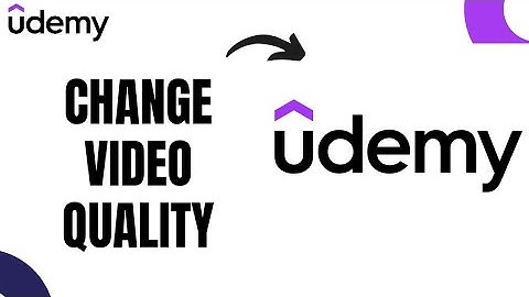How to Change Video Quality on Udemy (EASY)