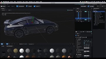 Porsche animation Walk-through After Effects - Element 3D & Trapcode Particular