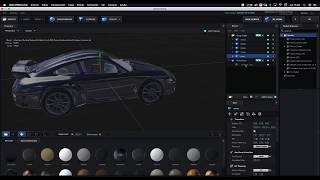 Porsche animation Walk-through After Effects - Element 3D & Trapcode Particular