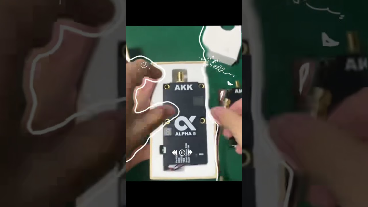 Power 5.8G Accessories Transmission Drone AKK ALPHA5 Ultra Wide Band 