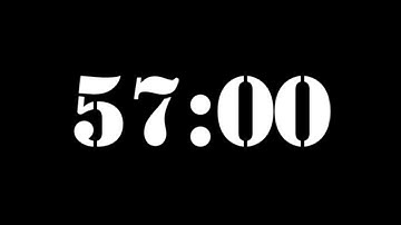 57 Minute Timer | 3420 Second Timer | 57 Minute Countdown Timer