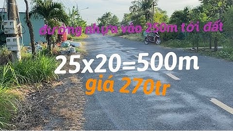 bán 500m đất lúa đã lên nền xã tân thành gò công đông giá 270tr lh0789530690