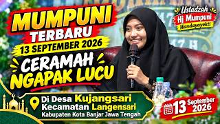 MUMPUNI LATEST 13 SEPTEMBER 2026 FUNNY NGAPAK LECTURE ~ Ustadzah Mumpuni Handayayekti in Banjar City