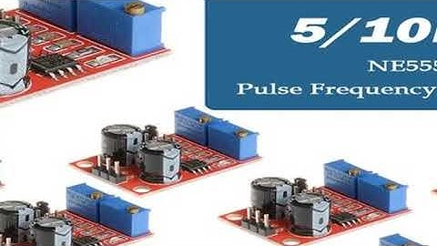 5/10pcs NE555 Pulse Frequency Duty Cycle Adjustable Module Square Wave Signal Generator 5V-12V Stepp
