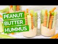 Peanut Butter Hummus Dip (Kid Friendly Recipe)