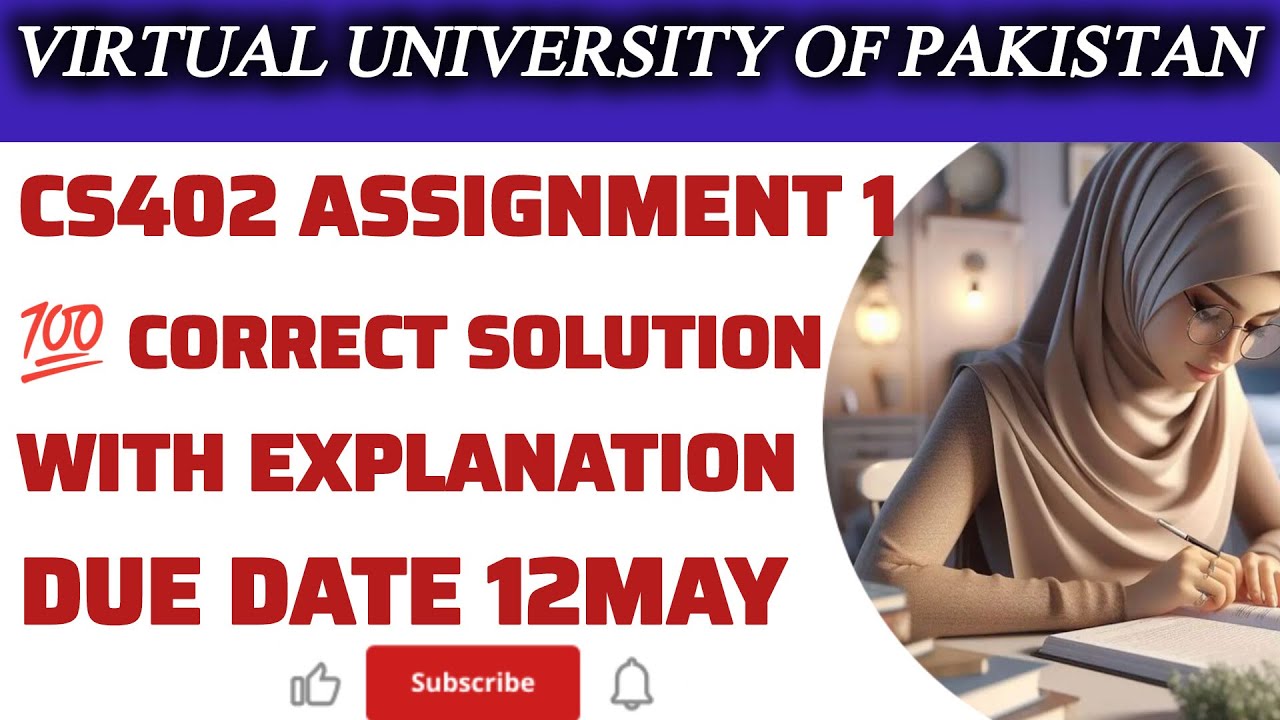 CS402 Assignment Spring 2025 | Complete Solution with Explanation | VU ...