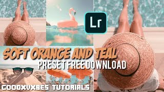 Soft Orange and Teal Lightroom mobile Free preset download screenshot 3