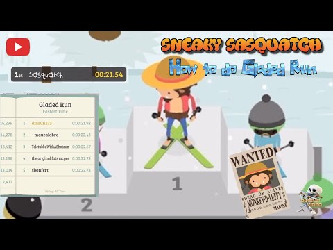 Sneaky Sasquatch Record - How to do Gladed Run Skiing [Apple Arcade]