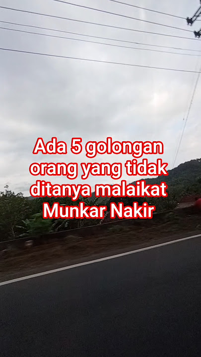 There are 5 groups of people that the angel Munkar Nakir does not ask about #religiouseducation #...