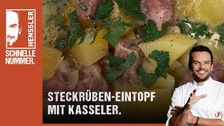 Schnelles Steckrüben-Eintopf mit Kasseler Rezept von Steffen Henssler | Günstige Rezepte