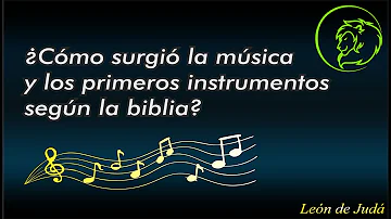 ¿Cuál es la primera canción de la Biblia?