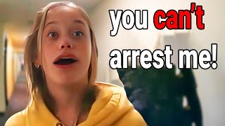 Entitled 19-Year-Old Learns Her Lesson the Hard Way, Causes Chaos During Arrest!