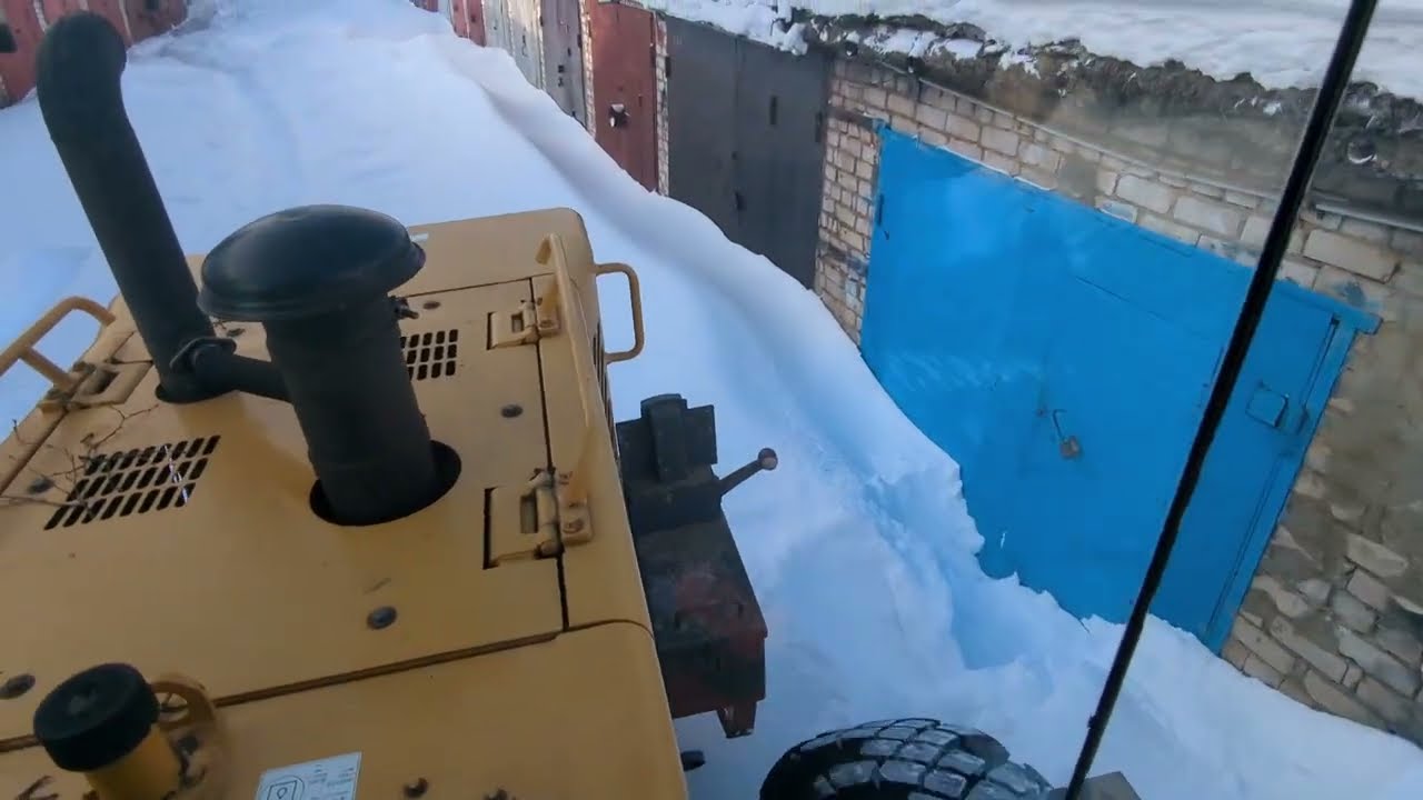 Сделал дорогу в гаражах в 1️⃣🚜