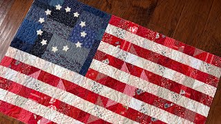 Fig Tree Quilts, Scrappy Americana, Moda Love Charm, Studio 180, Corey Yoder, Sew Sampler -Video 185
