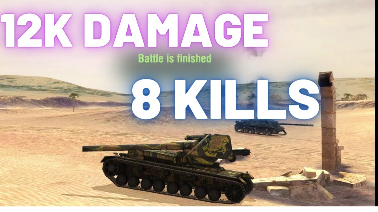 WT Auf ● 12K DMG ● 8 KILLS ● WOT Blitz Best Replays