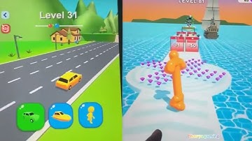 Shape Shifting vs Tall Man Run in Max Level Mobile Game Walkthrough New Update Trailer Gameplay iOS✅