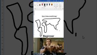 Draw a world map like a pro in ms word 😱 #wordtips #documents #office