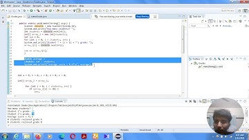 Student Grading System Using Arrays