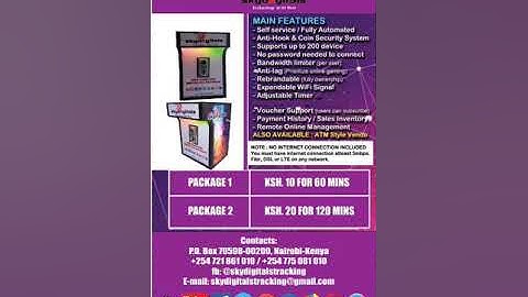 Sky Digitals Wi-Fi vending machine